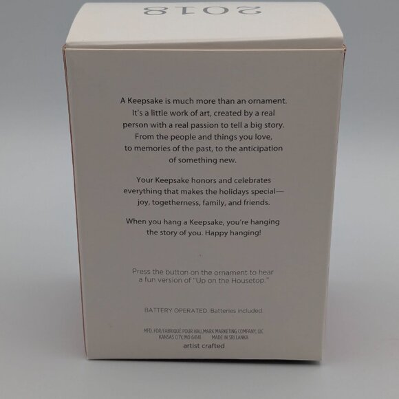 Hallmark Keepsake Special Delivery 2018 Magic Sound Christmas Ornament - Picture 9 of 11